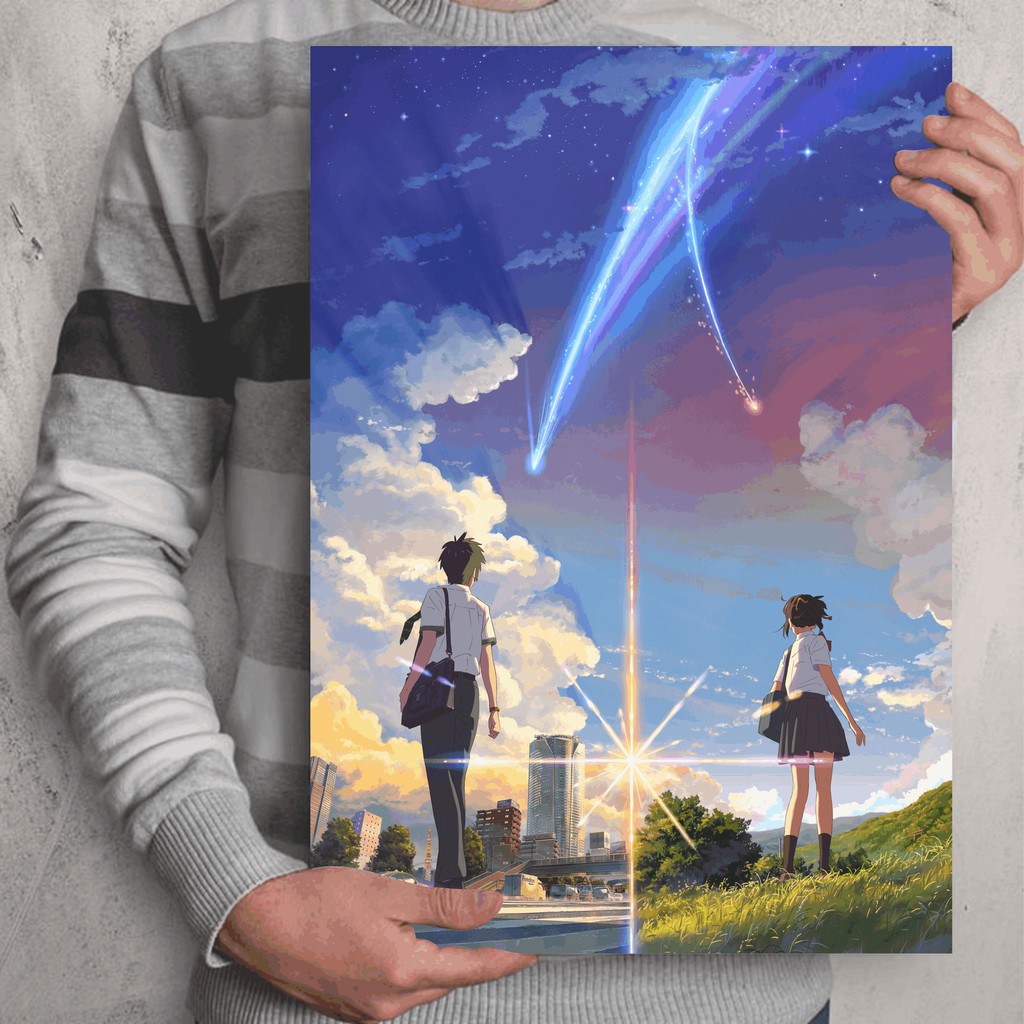 Poster Dán Tường Phim Hoạt Hình Your Name - Tên Cậu Là Gì - Kimi No Na wa