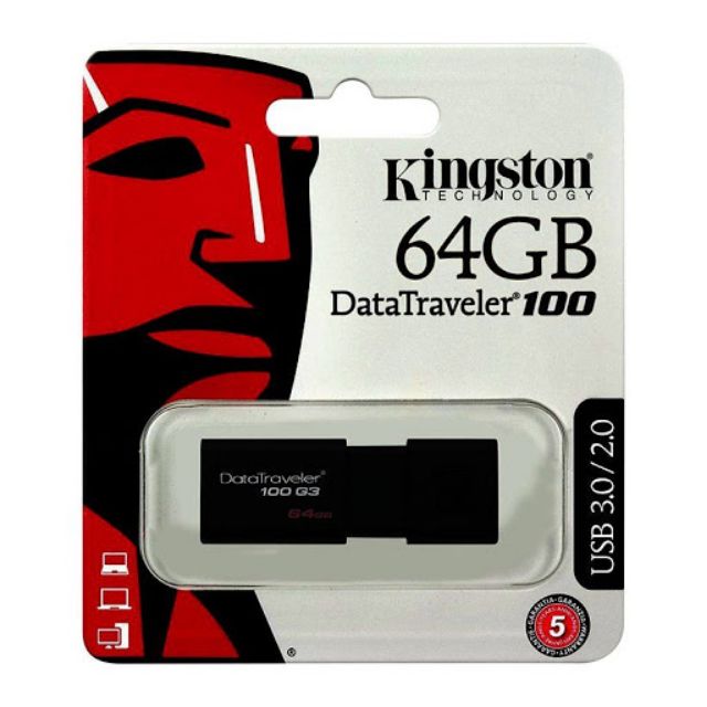 USB Kingston DT100G3 64GB /3.0 Bảo Hành 24 Tháng