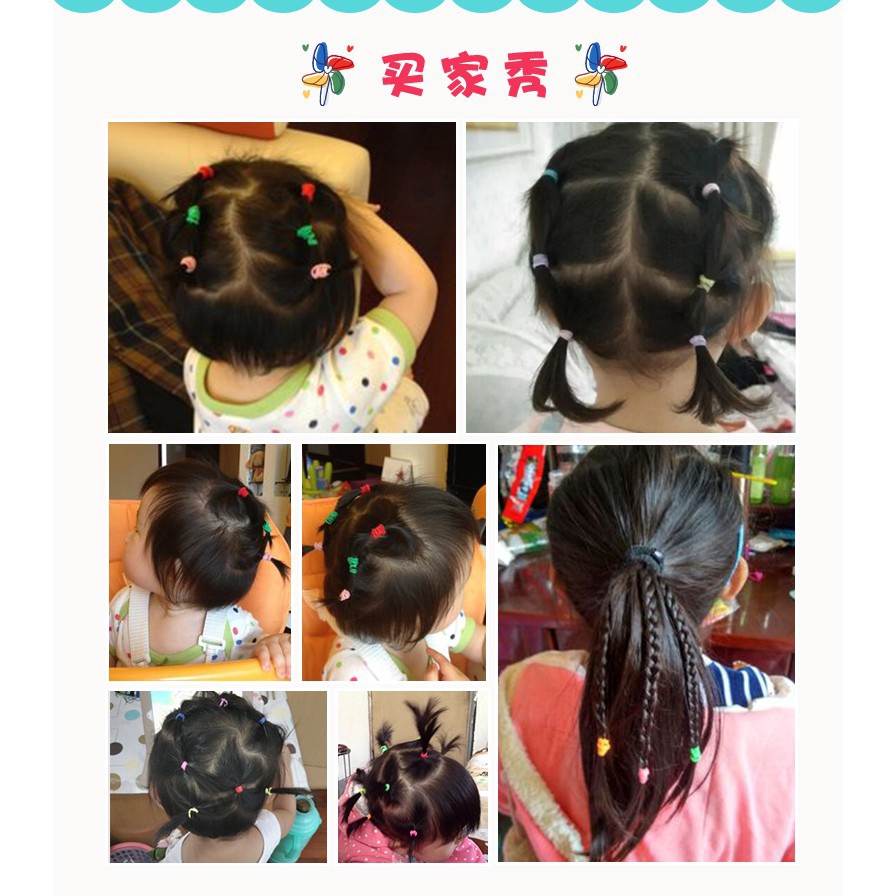 Set 500 dây buộc tóc thời trang nữ tính