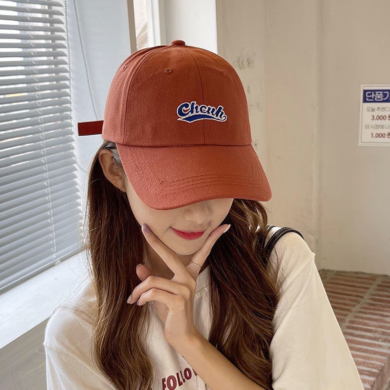 Nón Lưỡi Trai Mềm Thêu Chữ Phong Cách Hàn Quốc