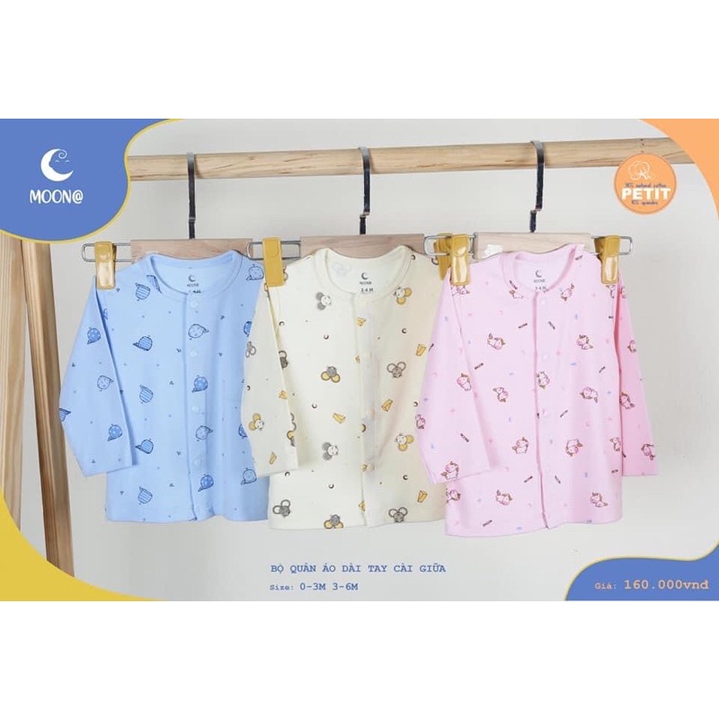 BỘ SƠ SINH MOON CÀI THẲNG CHẤT PETIT