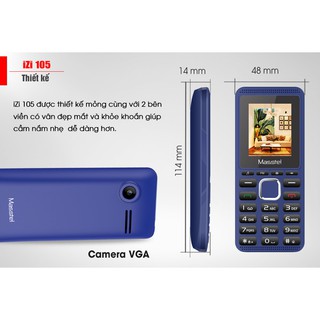 Điện thoại Masstel IZI 105