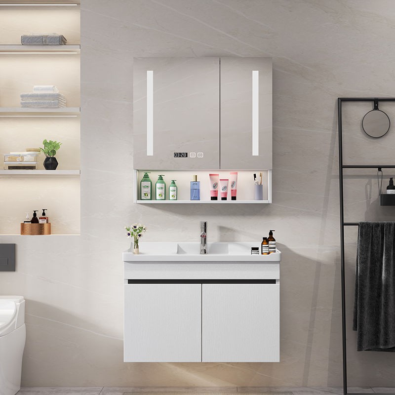 Căn hộ nhỏ hiện đại tối giản kết hợp tủ phòng tắm chậu rửa | BigBuy360 - bigbuy360.vn