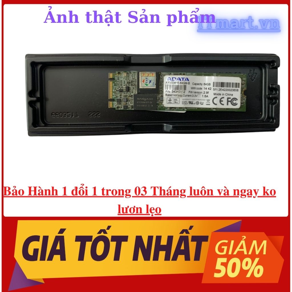 ổ cứng ssd M2SATA -2280 64Gb và 60Gb ADATA đã qua sử dụng chất lượng tốt