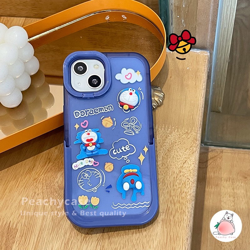 Ốp Điện Thoại TPU Mềm Có Giá Đỡ Phong Cách Hoạt Hình Winnie Pooh 3D Cho iPhone 14 13 12 Pro Max 11 Xr Xs Max X