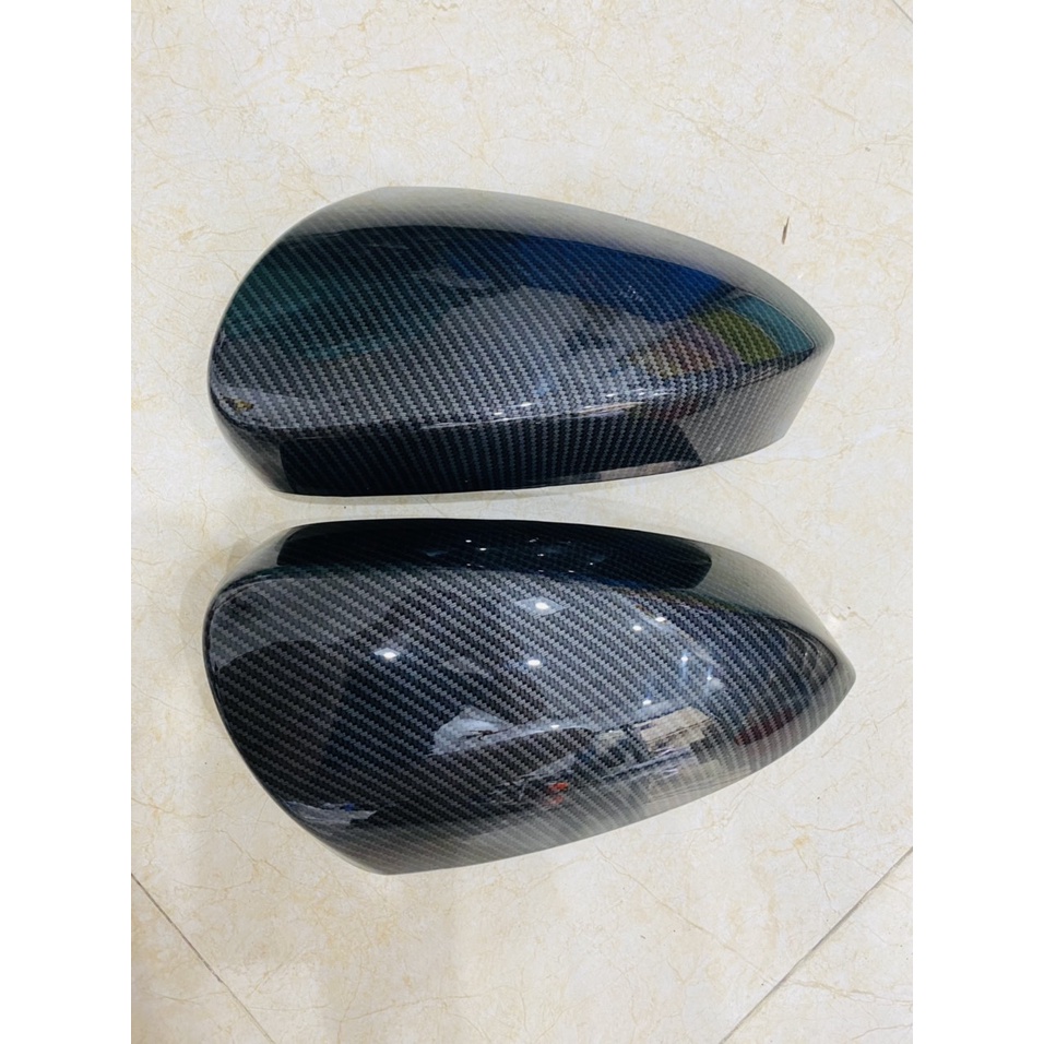 Bộ 2 ốp gáo gương xe Toyota Rush 2018 2019 2020 2021 - mẫu carbon thể thao cao cấp