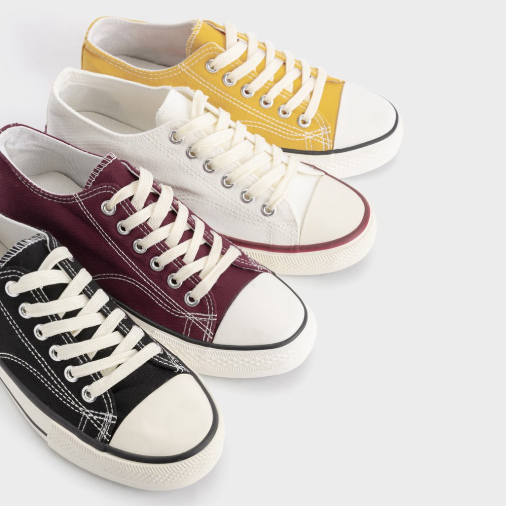 Giày Thể Thao Nữ Sneaker Trơn Basic - GSK376