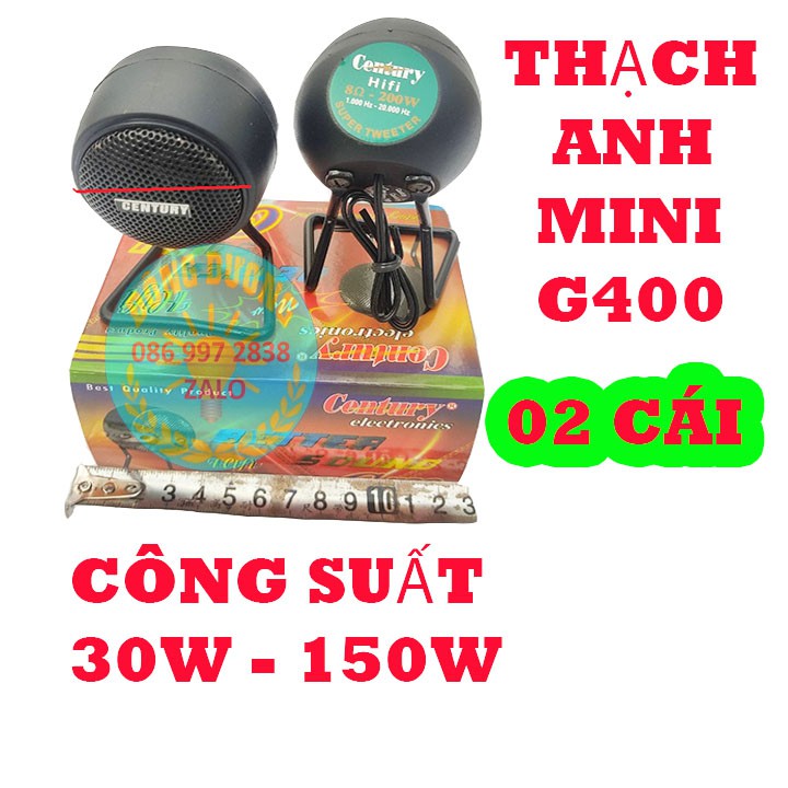 LOA BỔ SUNG TRÉP MINI G400 - GIÁ 1 ĐÔI - LOA TREBLE THẠCH ANH