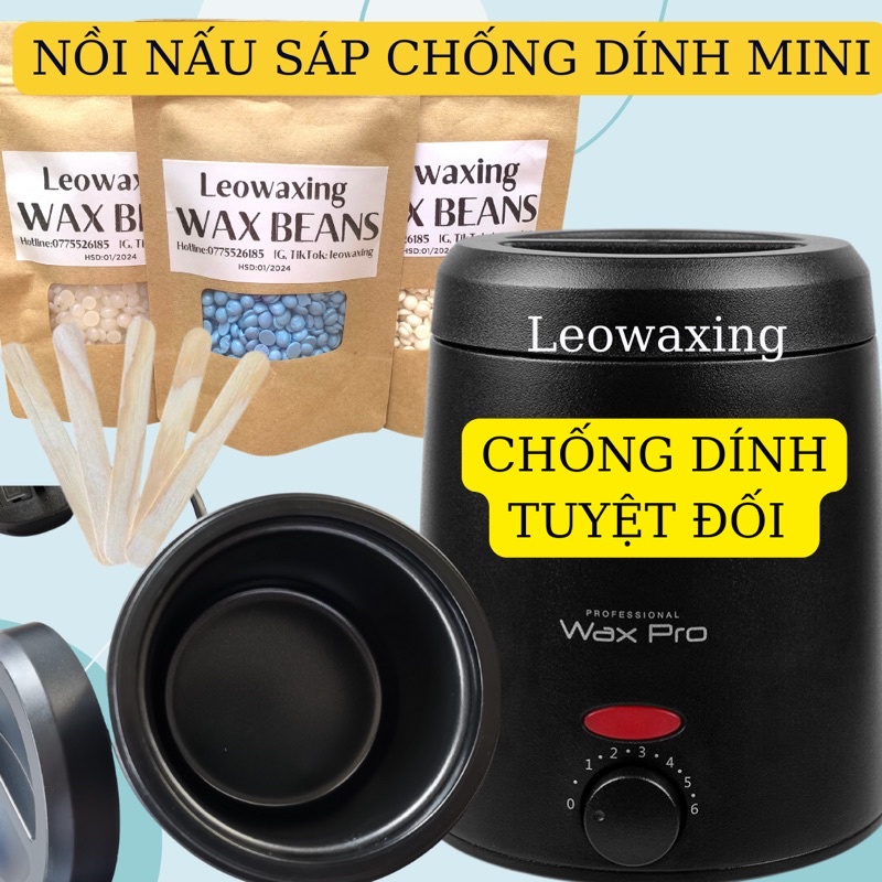 PHIÊN BẢN MINI NỒI NẤU SÁP CHỐNG DÍNH MINI CAO CẤP DỄ DÀNG LOẠI BỎ SÁP THỪA