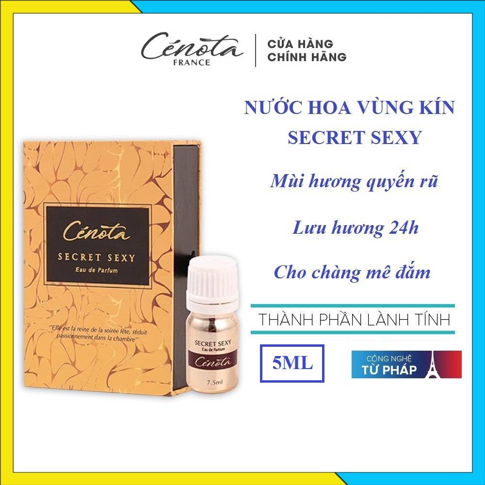 [Chính hãng] Nước hoa vùng kín Cenota Secret Sexy 5ml làm mê mệt các chàng - Mã C36