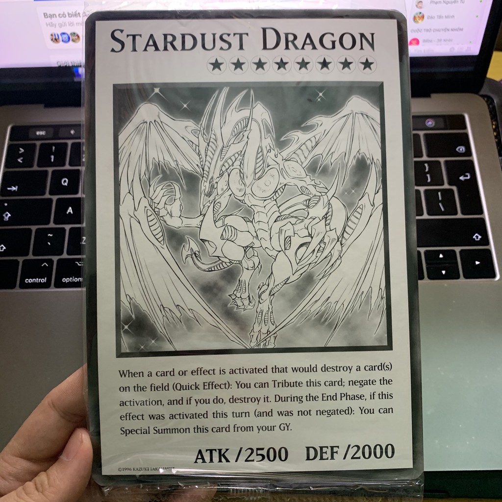 SIÊU ĐẶC BIỆT!!! [Thẻ Bài Yugioh Chính Hãng] Stardust Dragon SIÊU TO KHỔNG LỒ!!! Xịn 100%