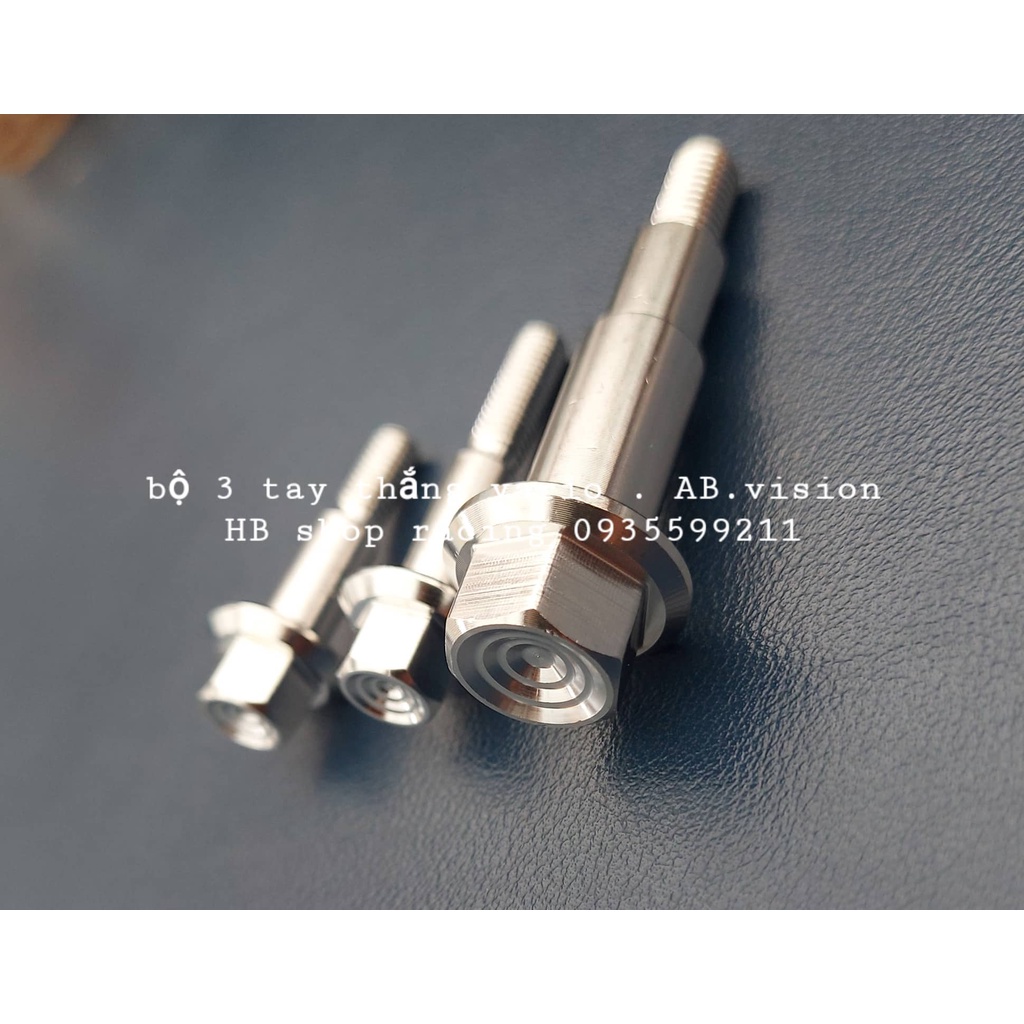 Ốc Salaya inox 304 Bộ 3 Con Tay Thắng Vario/AB/ Vision