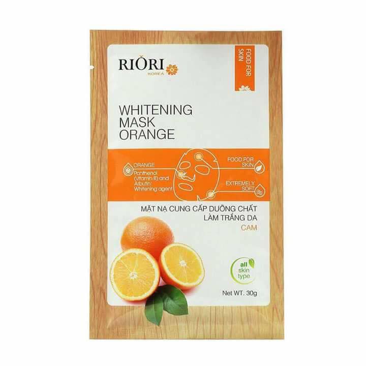 Mặt Nạ Dưỡng Da RIORI Cenllulose Mask Orange - Hương Cam