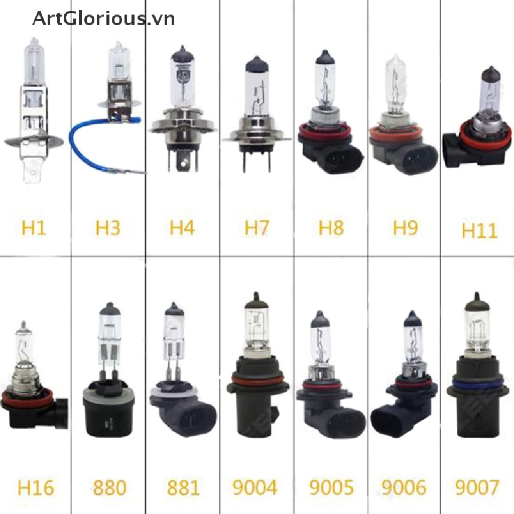 Bóng Đèn Halogen 9005 9006 H1 H3 H4 H7 H11 HB3 Phá Sương Mù Cho Xe Hơi