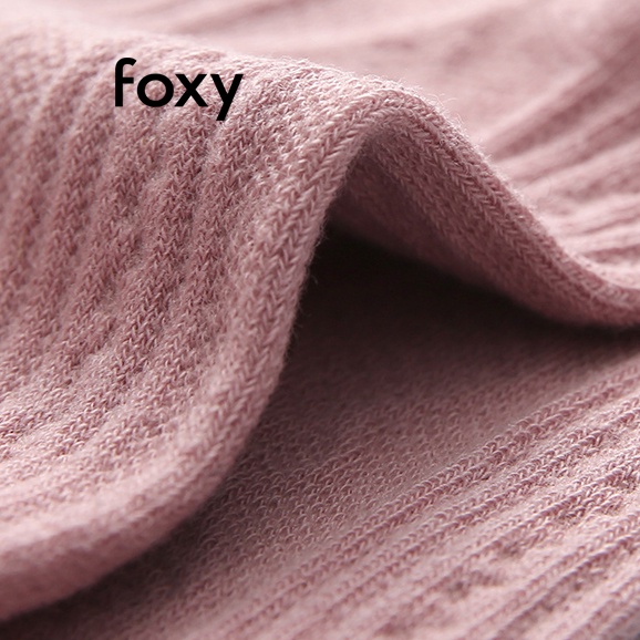 Tất Nữ Cotton Cổ Ngắn Dệt Kim Cương Vớ Nữ Nhiều Màu Basic Foxy - FOS014