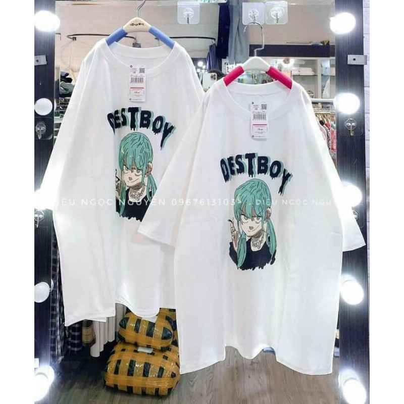Áo phông tay lỡ unisex (khách chọn mẫu trên live hoặc ib Facebook)