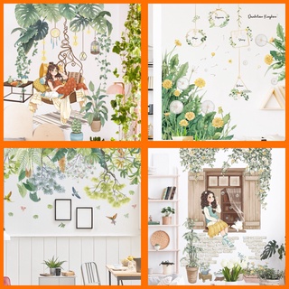 [ MẪU MỚI TỔNG HỢP] Decal dán tường phong cách Bắc Âu trang trí phòng ngủ, phòng khách