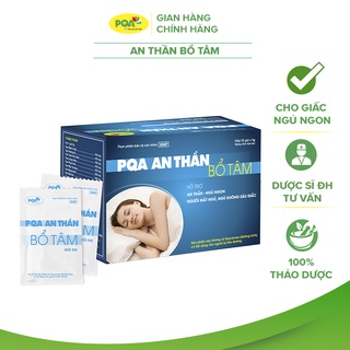 An Thần Bổ Tâm PQA Thành Phần Từ Thiên Nhiên Hỗ Trợ Người Mất Ngủ, Ngủ Không Sâu Giấc Hộp 25 Gói