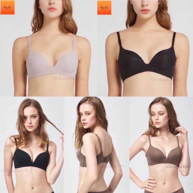 Áo lót, áo ngực không gọng đệm mỏng Thái Lan 8125 trơn nâng ngực vải mềm mát