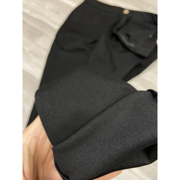 Quần legging umi hàn skinny slimfit Quần bó nâng mông cạp cúc