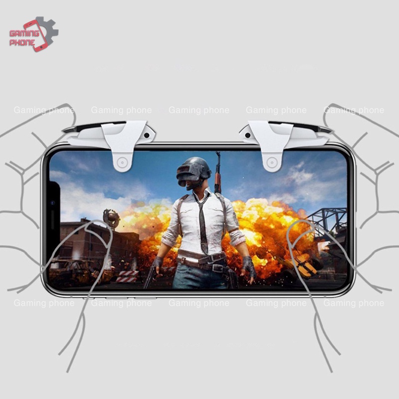 Nút bắn Pubg Freefire White Shark | BigBuy360 - bigbuy360.vn