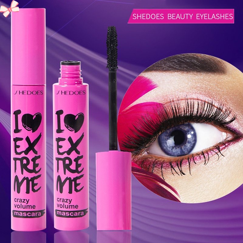 Mascara Đầu Cọ silicone Kháng Nước Không Nhòe Chuốt Mi Dài Và Dày Hơn