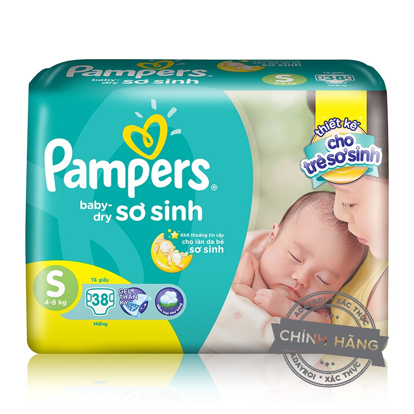 combo 2 Bỉm pamper tã dán sz S38