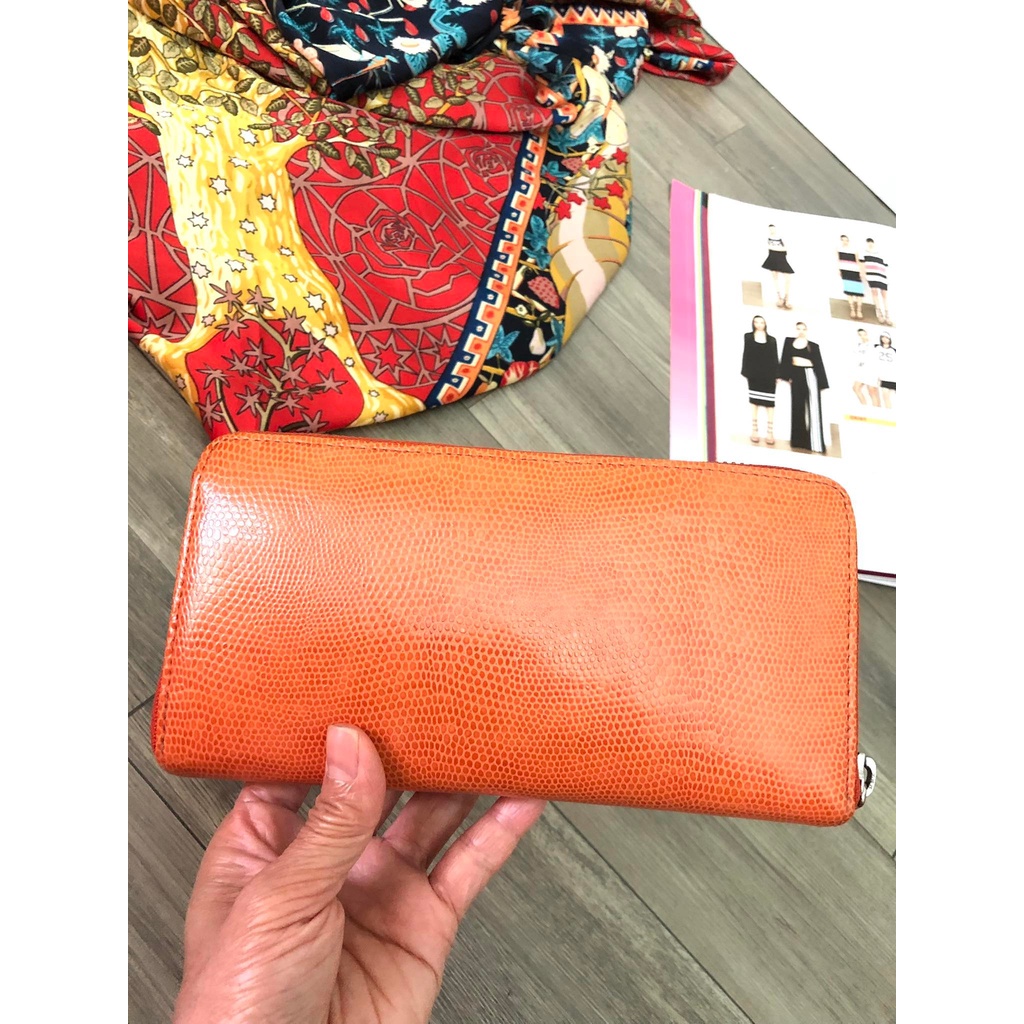 Thanh lý clutch nữ hiệu Ralph Lauren của Mỹ da thật