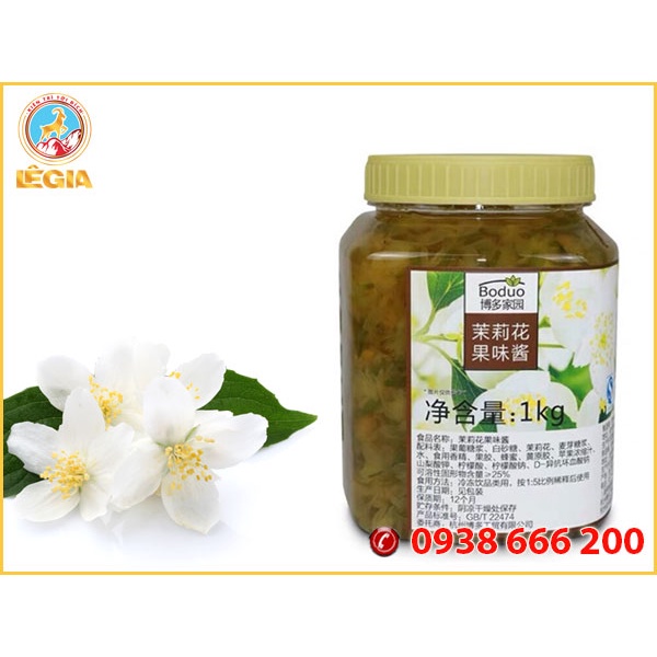 Mứt BODUO Hoa Nhài 1kg (JASMINE FLOWER JAM)