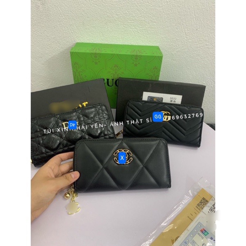 Ví Dài Cầm Tay Nữ  Ví CN -GC -Di.0r hàng quảng châu vip full box nguyên seal