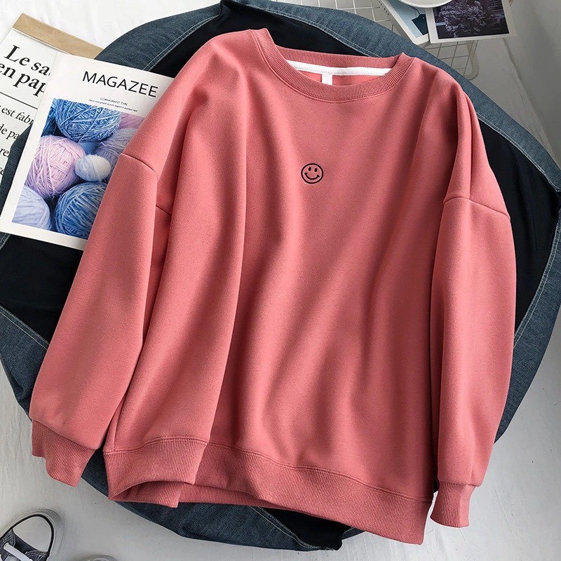 [ Mã 12FASHIONSALE1 giảm 10K đơn 50K ] Áo Sweater Nam Nữ Nỉ Bông Cổ Tròn Form rộng Hàng Cao Cấp Chuẩn Xịn THUS-A2N02