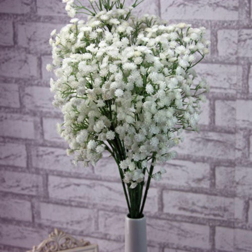 Set 2 hoa chấm bi làm bằng nhựa để trang trí