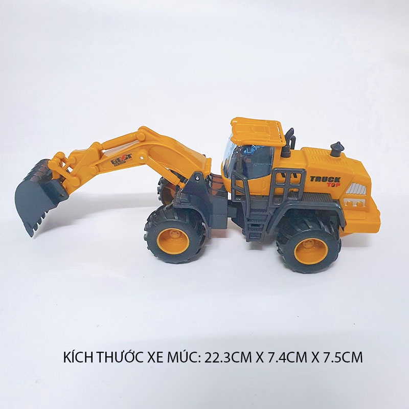 Xe Công Trình Xe Đồ Chơi Máy Xúc Xe Cẩu Xe Trộn Xe Ô Tô Cho Bé Trai Trẻ Em Hoặc Người Lớn Thích Sưu Tầm