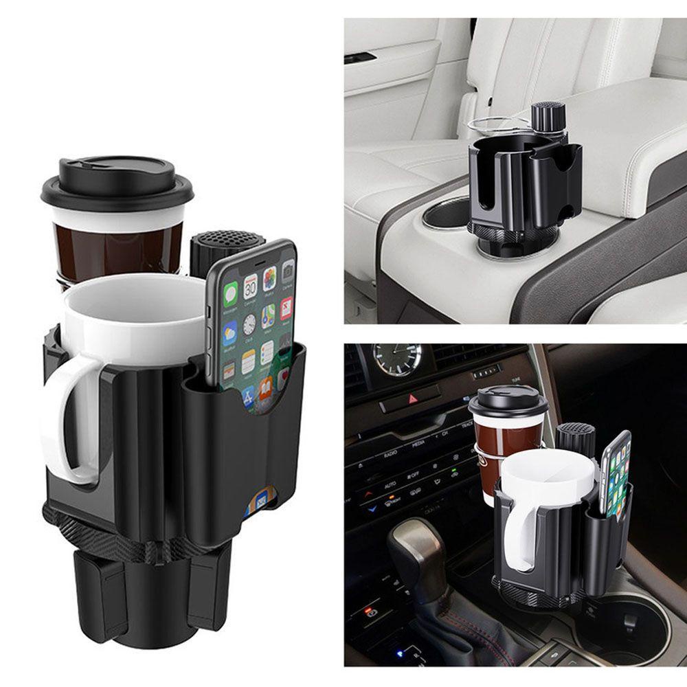 Giá Đỡ Cốc Nước / Điện Thoại Có Thể Điều Chỉnh Chất Lượng Cao Cho Xe Hơi