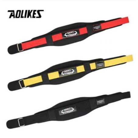 [Rẻ vô địch] [Chính hãng] Phụ kiện tập gym Aolikes Đai Lưng logo Aolikes fitness (7983)  Whey Sinh Viên Hải Phòng
