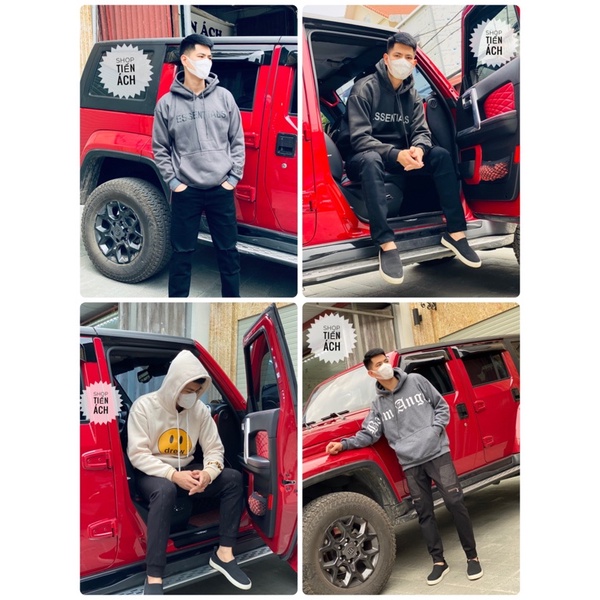 Nỉ hoodie nam, áo nỉ dài tay nam, áo thu đông nam chất nỉ dày dặn | BigBuy360 - bigbuy360.vn