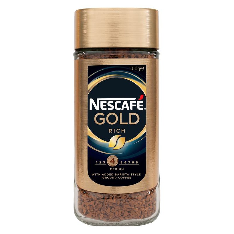 [ ĐỦ SỐ 2,3,4,5,7,9 ] Cà phê đen hòa tan NesCafé Gold Crema 100g, 200g