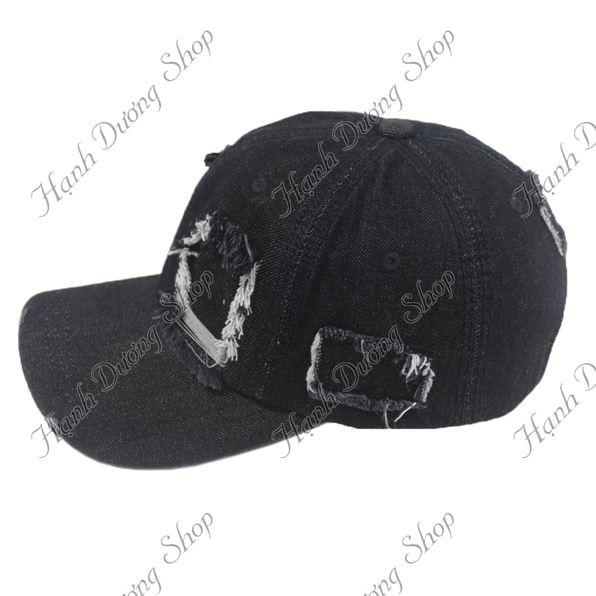 Nón kết jeans rách xịn khóa cửa sổ