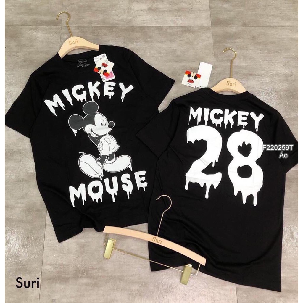 Áo Thun Nữ In Mickey 28 Dễ Thương Thời Trang