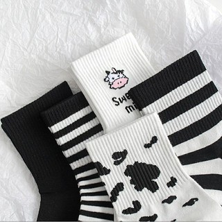 Tất bò sữa cao cổ ulzzang