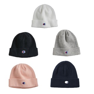 Champion ins gió thêu LOGO LOGO nhỏ Mũ beanie mùa đông ấm áp mũ dệt kim nam nữ