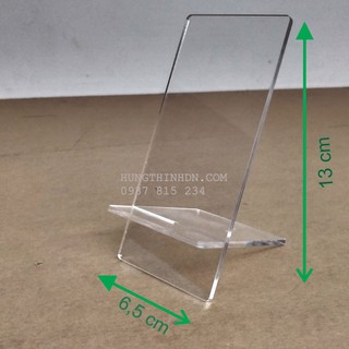 Kệ trưng bày điện thoại, đế mica trưng điện thoại