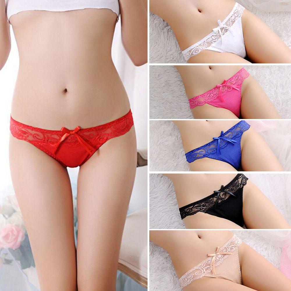 Quần Lót Ren Hoa Lưng Thấp Trong Suốt Gợi Cảm