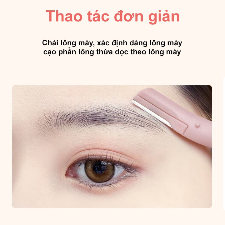 Bộ dao kéo tỉa lông mày Chioture thiết kế nhỏ gọn tiện dụng