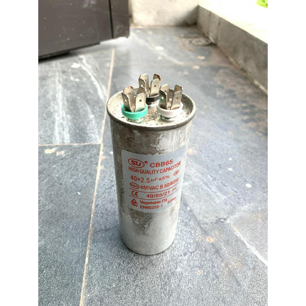 Hàng tặng không bán - Tụ điều hòa, hàng mới vỏ dính nước