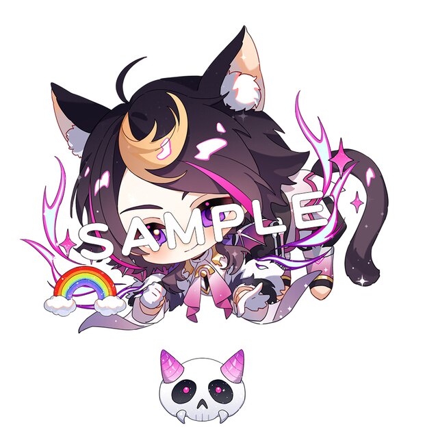 ( TREO THẢ ) Móc khóa in hình LUXIEM VTUBER anime chibi mica trong acrylic