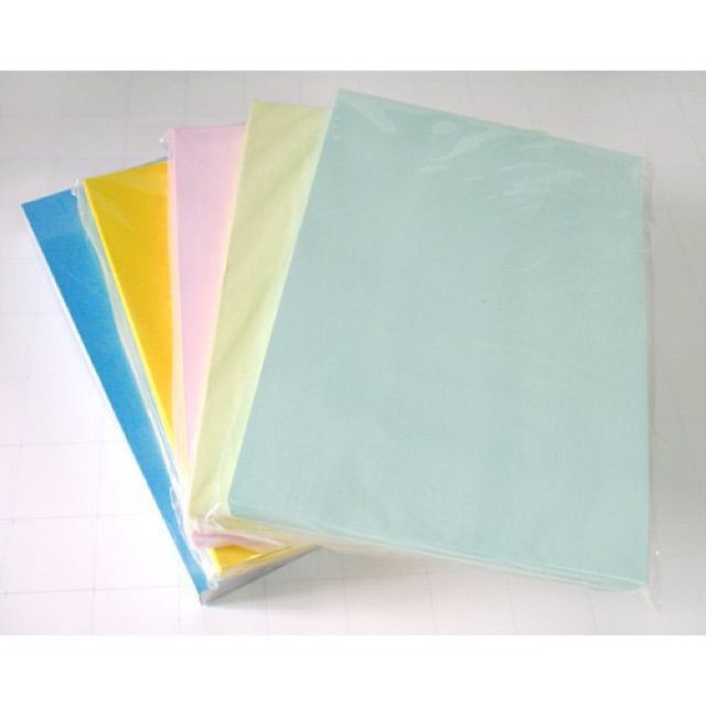 Giấy bìa màu A4, bìa cứng loại 1 đủ 100 tờ định lượng 180 gsm