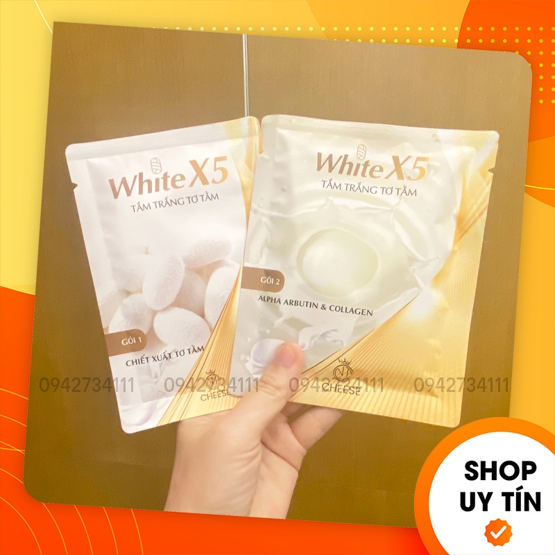 [Chính Hãng] Tắm Trắng Tơ Tầm White X5 Cheese NT Cosmetics