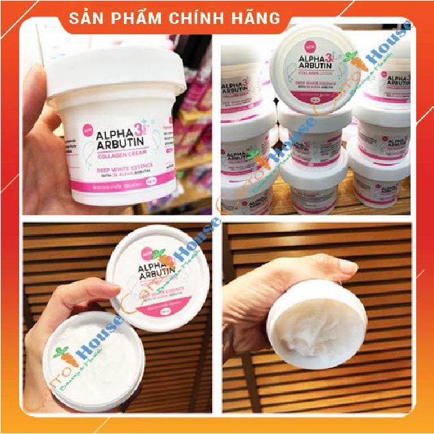 Hủ Kem body trắng da Alpha Arbutin Cream 3+ Plus 100ml Thái Lan