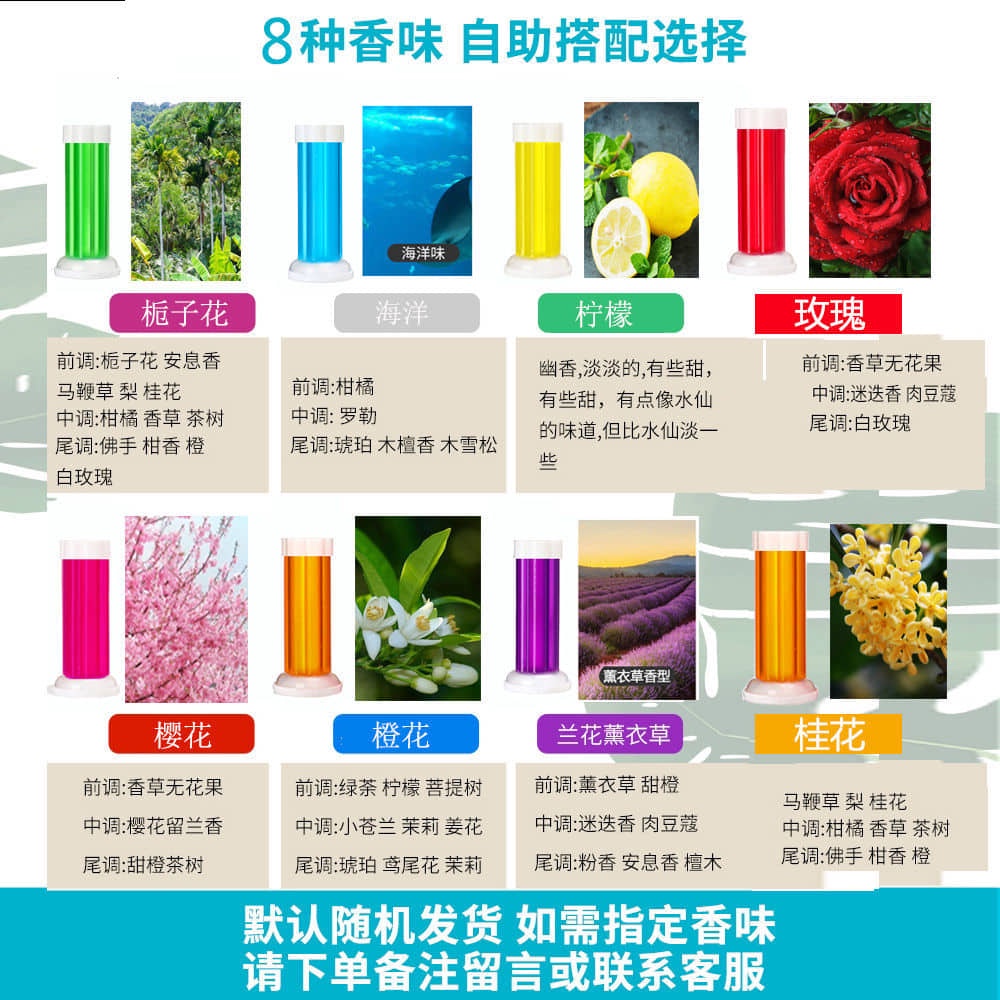 Gel thơm  8 mùi làm sạch khử mùi vệ sinh Diệt khuẩn khử trùng bồn cầu hình bông hoa